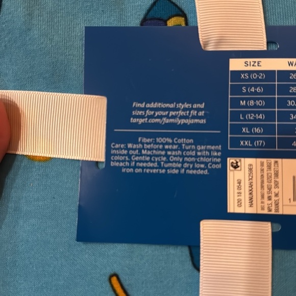 NIP Target Women’s Hanukkah Cotton Pajama Set Dreidel Print Blue Size Small - Picture 7 of 7